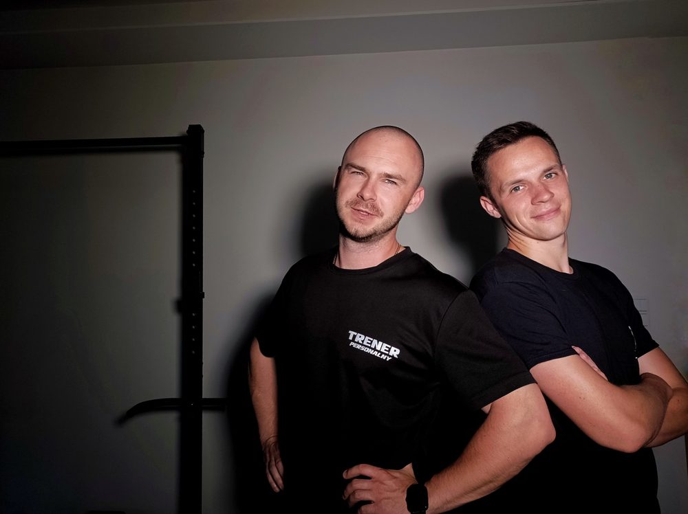 Denys Lytvynenko i Dominik Balon - trenerzy TrainingUp Studio